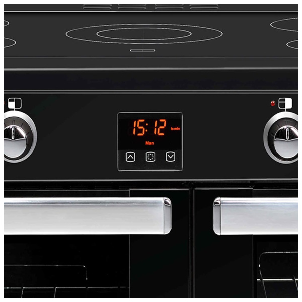 Belling Cookcentre 90E Black 90cm Electric Ceramic Range Cooker