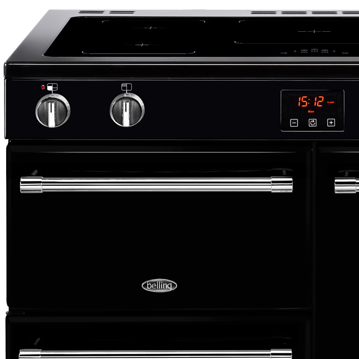 Belling 444444142 Farmhouse 100Ei Black 100cm Electric Induction Range