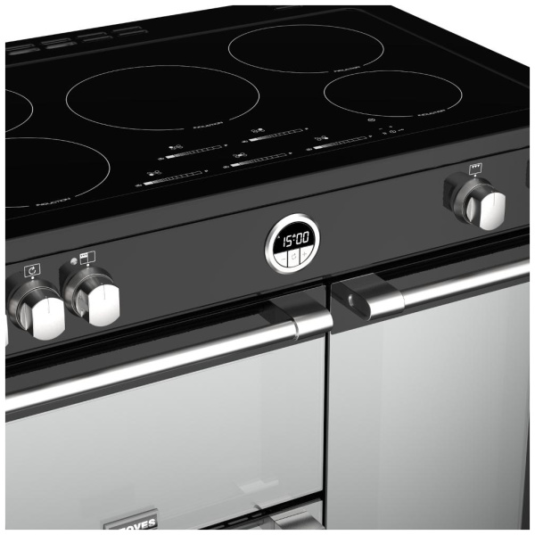 Stoves Sterling S900Ei Black 90cm Electric Induction Range Cooker