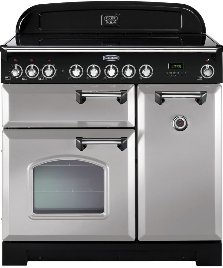 Photos - Cooker Rangemaster CDL90ECRP/B Classic Deluxe 90cm Range , Ceramic CDL90ECR 