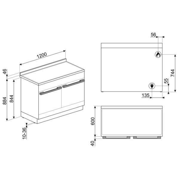 Smeg CPF120IGMPX