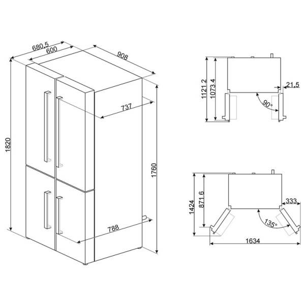 Smeg FQ60XDF