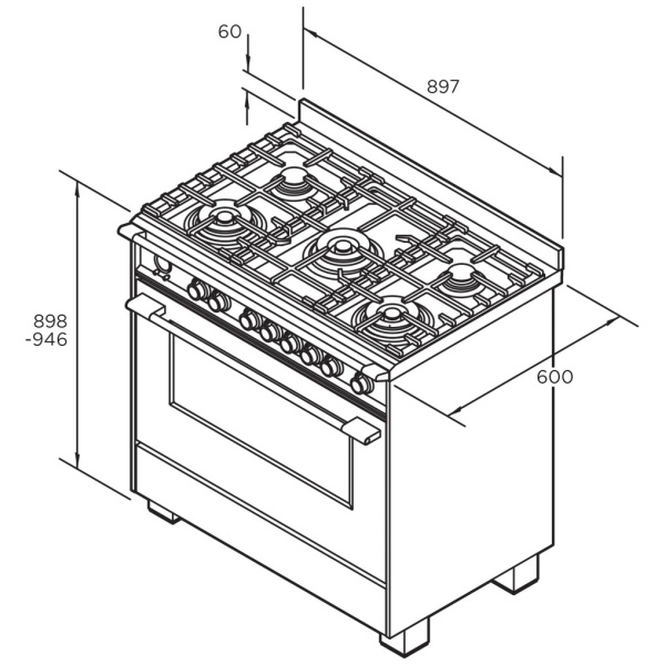 Fisher & Paykel OR90SCG6B1