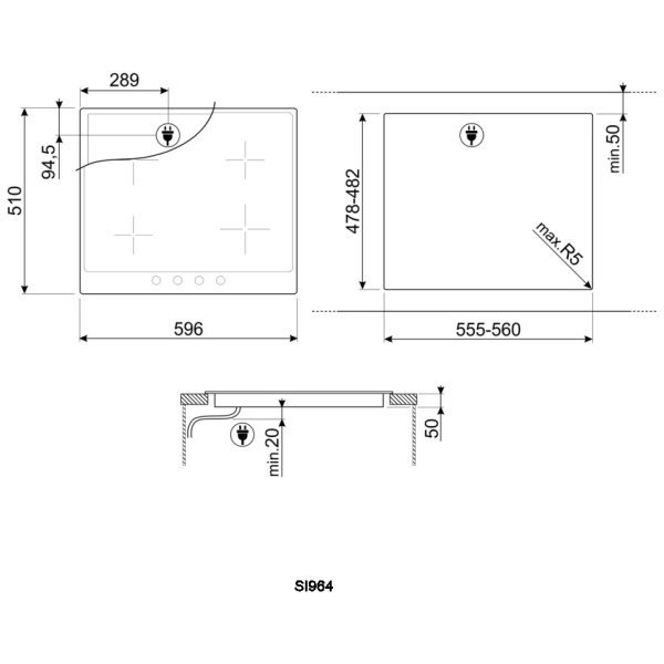 Smeg SI964NM