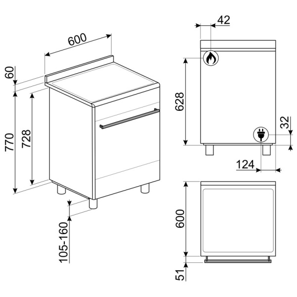 Smeg SUK61MBL9