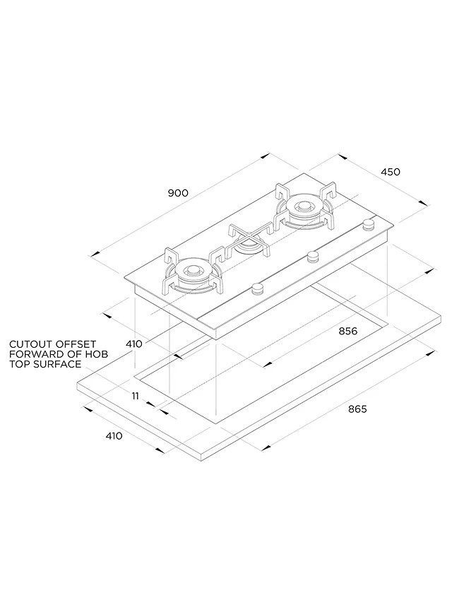 Fisher CG903DNGGB4 technical drawing