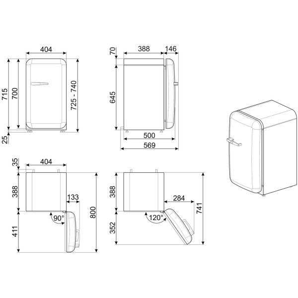 Smeg FAB5RCR5