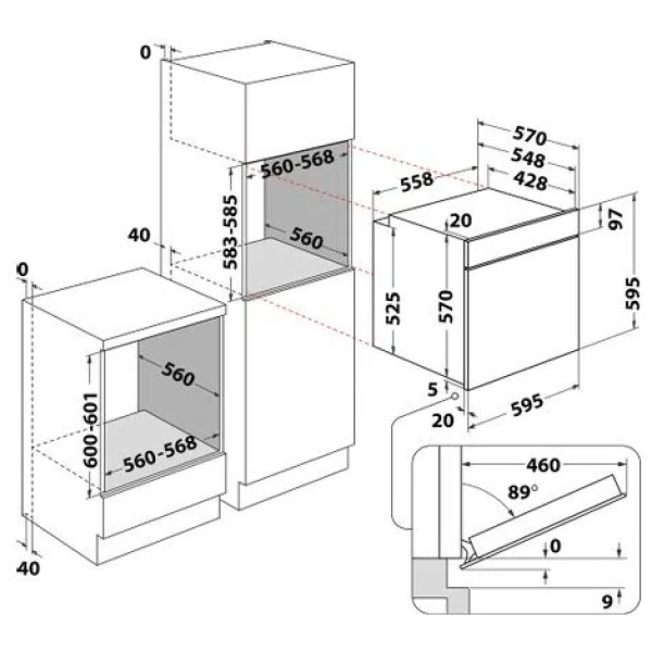 Hotpoint FA4S544IXH