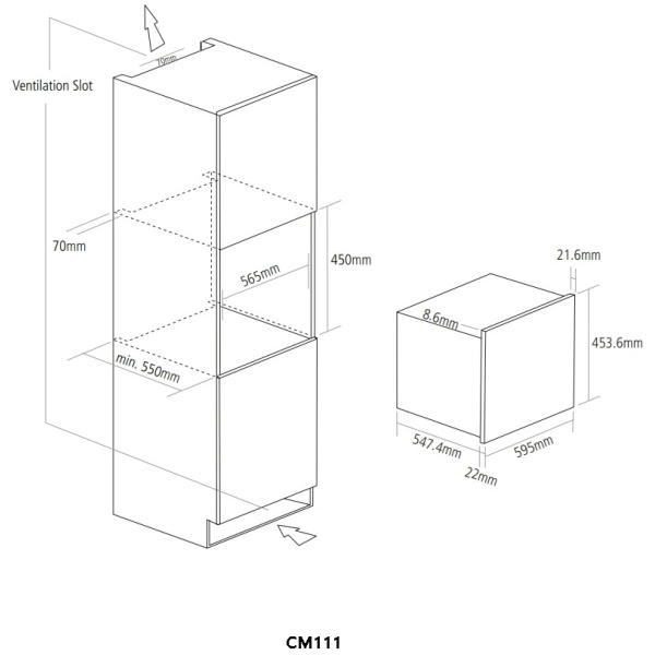 Caple CM111GM