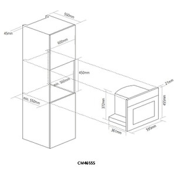 Caple CM465SS