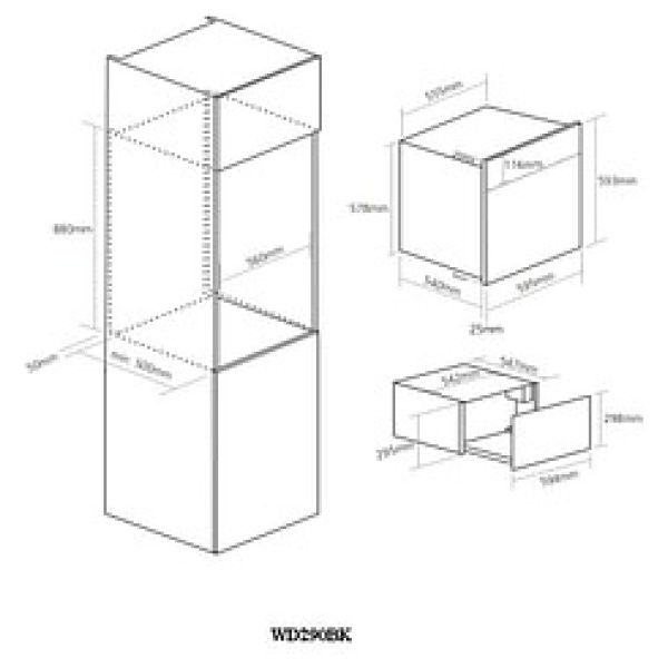 Caple WD290BK