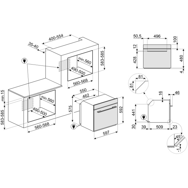 Smeg SOP6102TB3