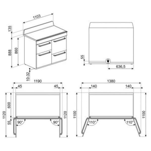 Smeg TR4110IX2