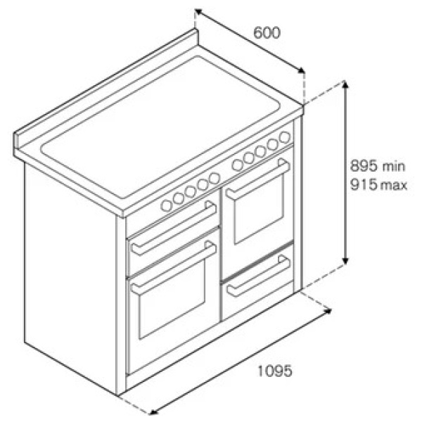 Bertazzoni MAS116L3E - Stainless Steel