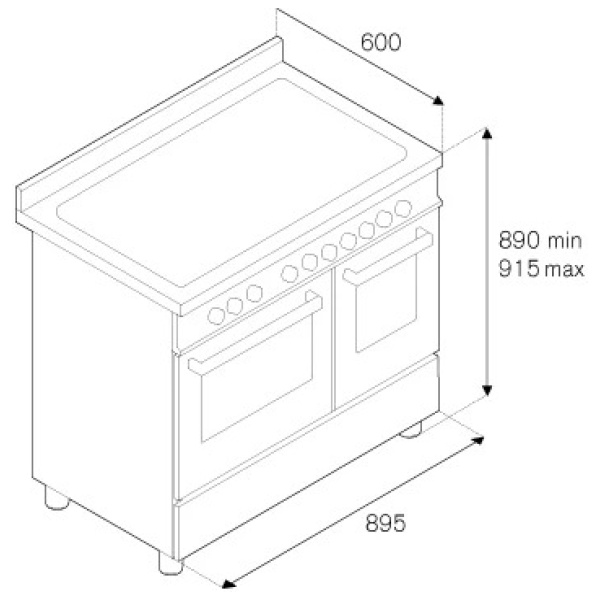Bertazzoni MAS95I2E - Stainless Steel