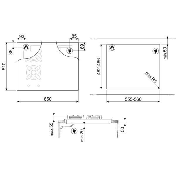 Smeg PM6643R