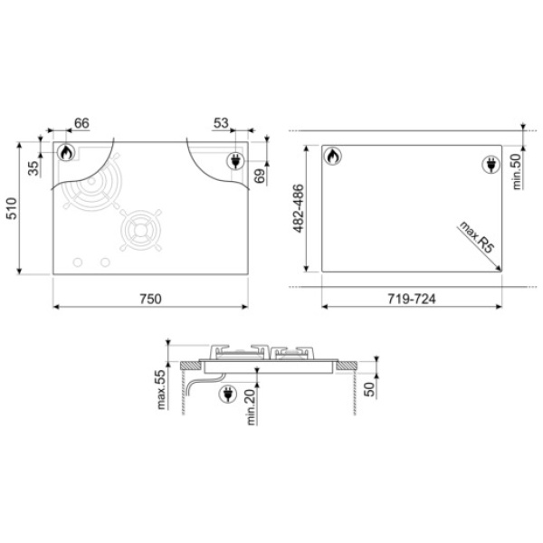 Smeg PM6743R