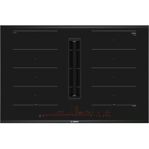 Bosch Serie 8 PXX875D67E hob Black Built-in 80 cm Zone induction hob 4 zone(s) Built-in hood