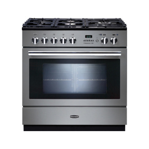Rangemaster PROP90FXPDFFSS Freestanding cooker Electric Gas Chrome, Stainless steel