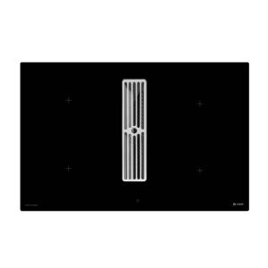 Caple PLASDD810BK hob Black Built-in 80 cm Zone induction hob 4 zone(s) Built-in hood
