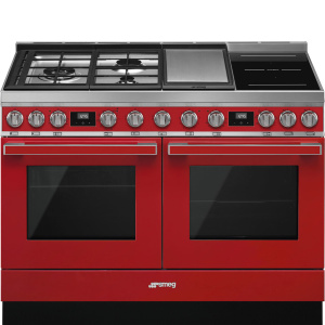 Smeg Portofino Cooker CPF120IGMPR Red