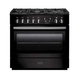 Rangemaster Professional + FX Freestanding cooker Electric Gas Black