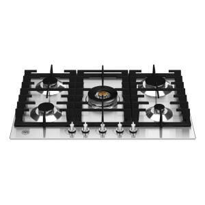 Bertazzoni Modern Stainless steel Built-in 75 cm Gas 5 zone(s)
