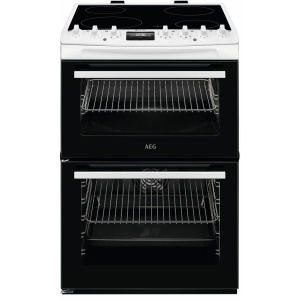 AEG CCX6740ACW cooker Freestanding cooker Electric Ceramic hob White