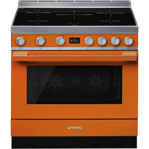 Smeg Portofino Cooker CPF9IPOR Orange