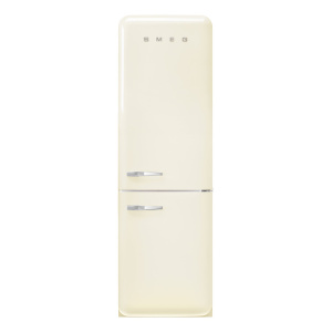 Smeg 60cm 50s Style Right Hand Hinge Fridge Freezer Cream