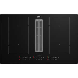 Beko HIXI84700UP 80cm Induction Hob with Integrated Vented Extractor