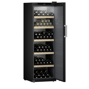 Liebherr WSbli 5231-20 Freestanding Black, Stainless steel 229 bottle(s)