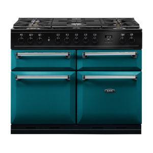 AGA Masterchef Deluxe 110 Range cooker Electric Gas Blue, Chrome