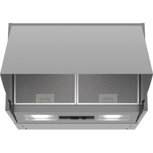 Bosch Serie 2 DEM63AC00B cooker hood Semi built-in (pull out) Silver 368 m³/h