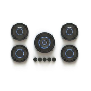 NOVY 56016 hob Black Built-in Gas 5 zone(s)