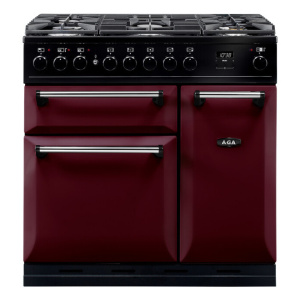 AGA Masterchef Deluxe 90 Freestanding cooker Electric Gas Chrome