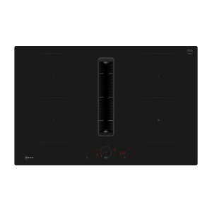 Neff V58PHQ4C0 hob Black Built-in 80 cm Zone induction hob 4 zone(s) Built-in hood