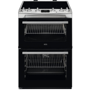 AEG CIX6540ACM cooker Freestanding cooker Electric Zone induction hob Stainless steel