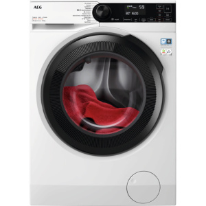 AEG Series 8000 LWR8496O5B washer dryer Freestanding Front-load White