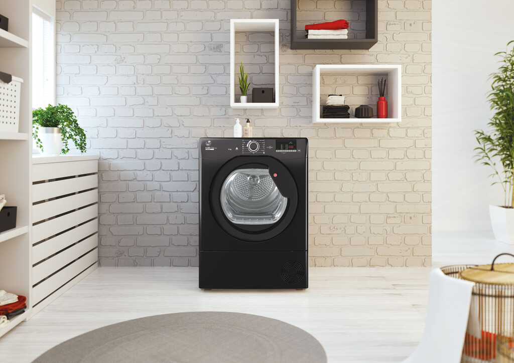 Hoover H-DRY 300 LITE HLE C9DGB-80 tumble dryer Freestanding Front-load 9 kg Black - Image 4