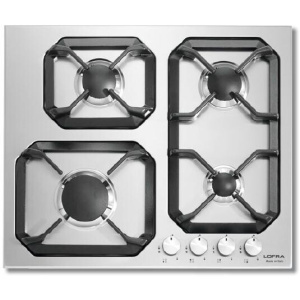 Lofra HLS6M0 Stainless steel Built-in 60 cm Gas 4 zone(s)