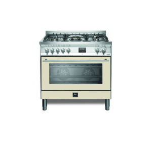 Lofra PBIG96WMFT/AEO Freestanding cooker Electric Gas Pearl, Stainless steel