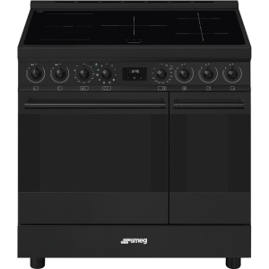 Smeg Symphony Classic Cooker C92IPN2 Matte Black