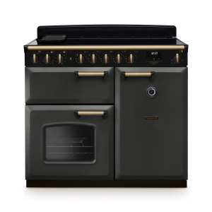 Rangemaster Classic Deluxe 100cm Induction Slate/Antique Brass