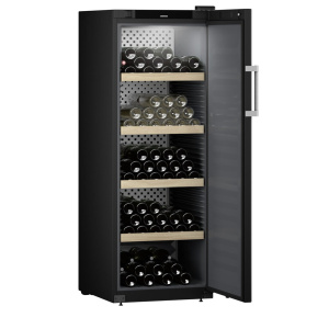 Liebherr WSbli 5031-20 Freestanding Black, Stainless steel 196 bottle(s)