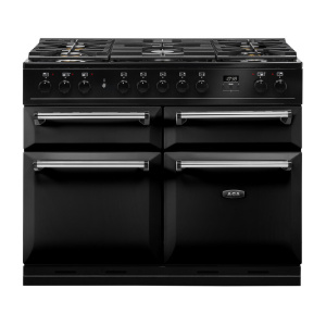 AGA Masterchef Deluxe 110 Freestanding cooker Electric Gas Black, Chrome