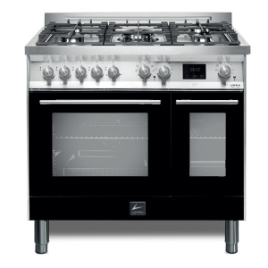 Lofra PNMD96MFTE/AE0 Freestanding cooker Electric Gas Black, Stainless steel