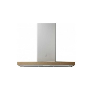 Elica PRF0147266 cooker hood Wall-mounted White, Wood 757 m³/h