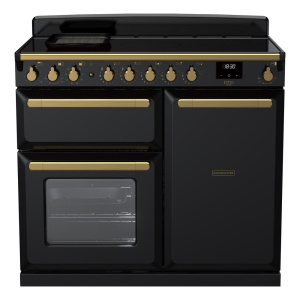 Rangemaster Estel Deluxe 100cm Induction Black/Antique Brass