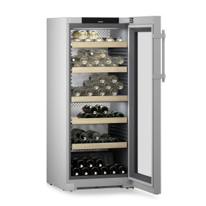Liebherr WPsd 4652 Thermoelectric wine cooler Freestanding Silver 107 bottle(s)